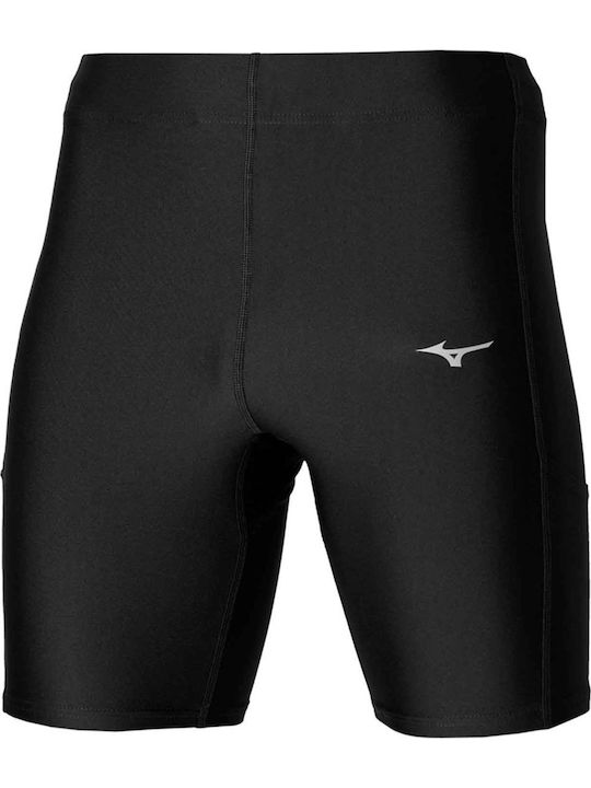 Mizuno Impulse Core Herren Sportleggings Kurz Schwarz
