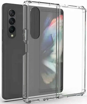 Ενισχυμένη Umschlag Rückseite Silikon Transparent (Galaxy Z Fold5)