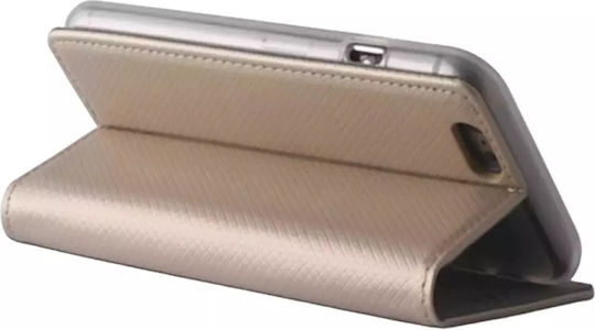 Smart Magnet Book Plastic Auriu (Redmi 10A)