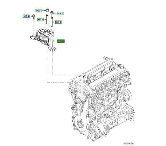 Ford Car Engine Mount for Ford Focus / C-Max