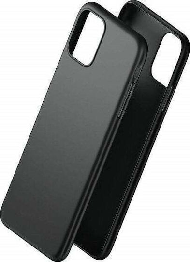 3MK Matt Back Cover Σιλικόνης Μαύρο (Huawei P40 Lite E)