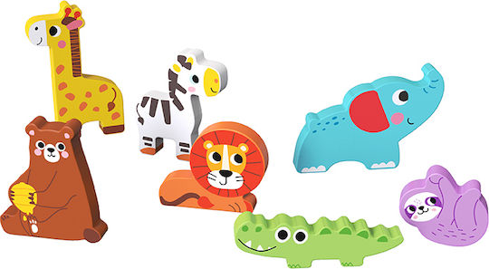 Ξύλινο Παιδικό Puzzle Chunky Puzzle Pet για 12+ Ετών 8pcs Tooky Toys
