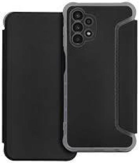 Forcell Piano Book Silicone Black (Galaxy A13 4G)