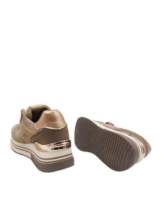 Γυναικεία Sneakers Μπρονζέ
