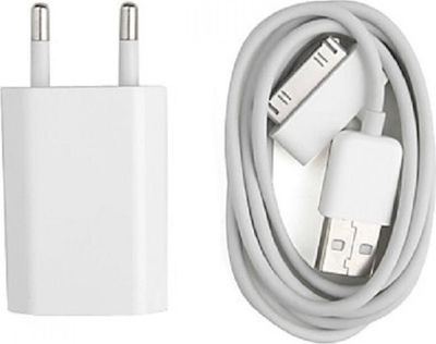 Charger with USB-A Port Whites