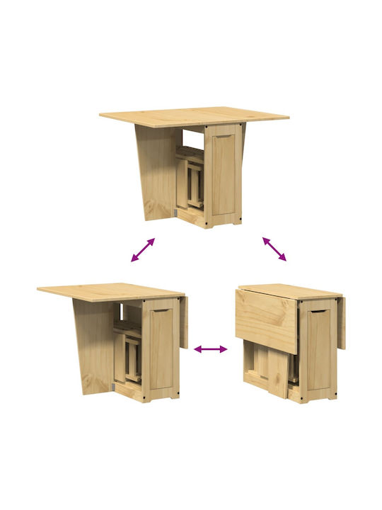 Dining Room Expandable 5pcs 114(+)x92cm