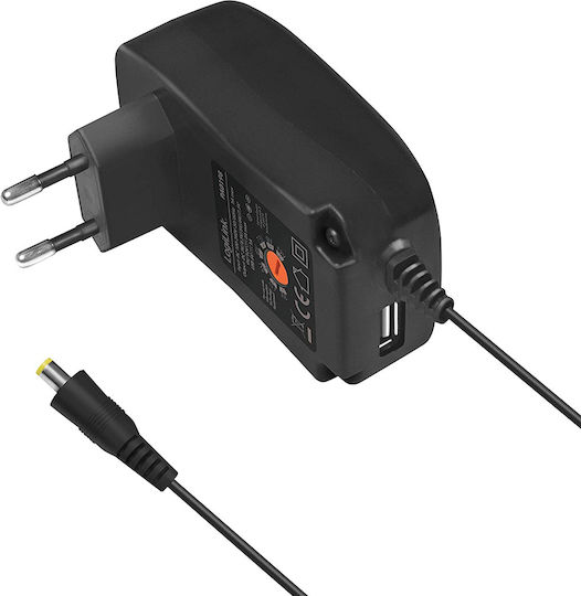 LogiLink Adaptor Universal De Alimentare Reglabil Cu Tensiune 5 1A Cu Putere 5W Cu Set De Încărcătoare Pentru Laptop (PA0198)