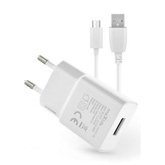 Maxlife Charger with Built-in Cable micro USB Whites (MXTC-03)