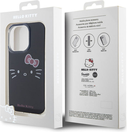 Hello Kitty Задна корица Пластмаса Черен (iPhone 14 Pro)