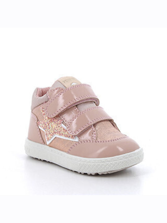 Primigi Kinder-Sneaker Hoch mit Klettverschluss Porce / Skin Rosa