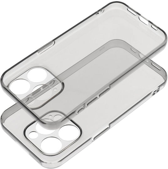 Premium Umschlag Rückseite Kunststoff 1.5mm Schwarz (iPhone 12 / 12 Pro)