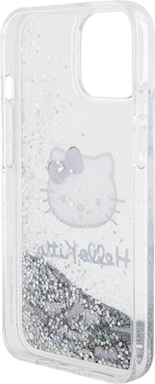 Hello Kitty Back Cover Πλαστικό Ασημί (iPhone 15)