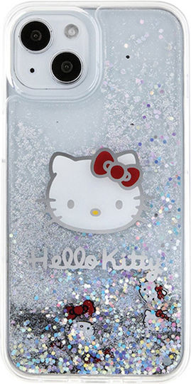 Hello Kitty Back Cover Πλαστικό Ασημί (iPhone 15)