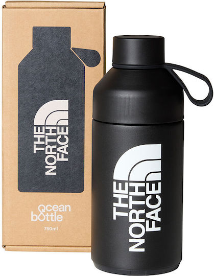 The North Face Ανακυκλώσιμο Μπουκάλι Θερμός Ανοξείδωτο / Πλαστικό 750ml Μαύρο