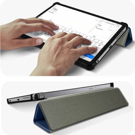 Калъф Lenovo Tab M9 с видео поддръжка, клавиатура и режим на заспиване, полунощно синьо
