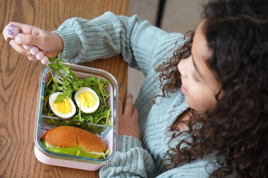 Melii Kids' Food Container made of Silicone 0.74lt Pink