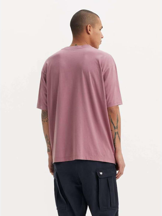 Levi's Skateboarding Ανδρικό T-shirt Κοντομάνικο Cube Purple, Black Purple