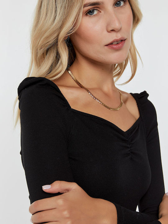 Bluze Damă Crop Alb