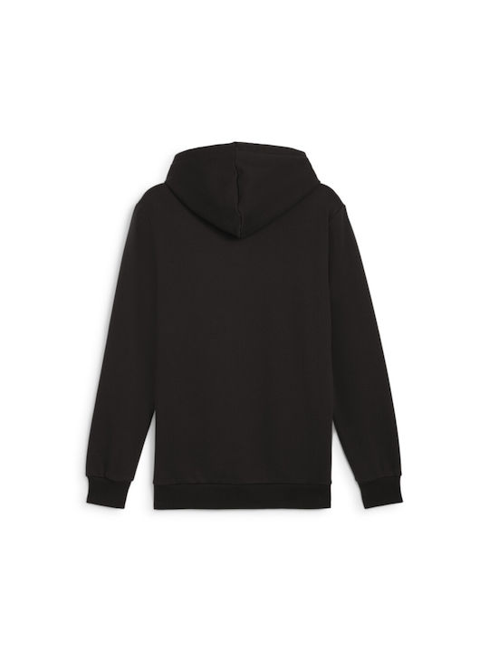 Puma Ess+ Logo Men's Sweatshirt with Hood Black