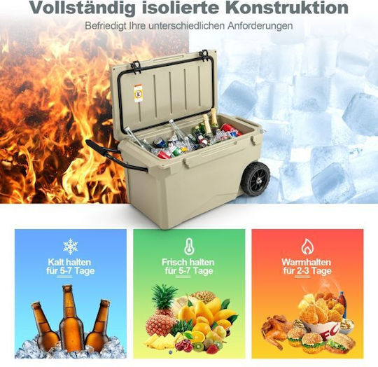Costway Frigider Portabil 71lt Ecru