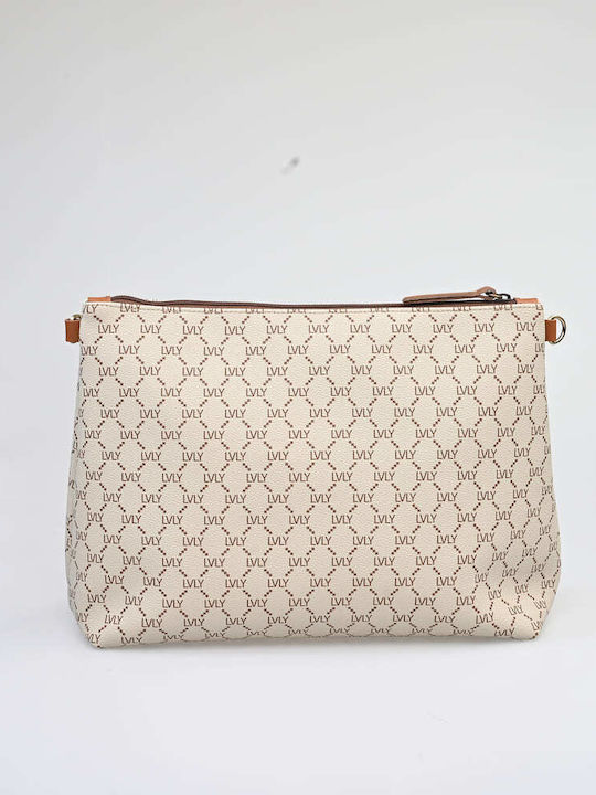 Lovely Handmade Olimpia Mosaic Women's Bag Crossbody Beige