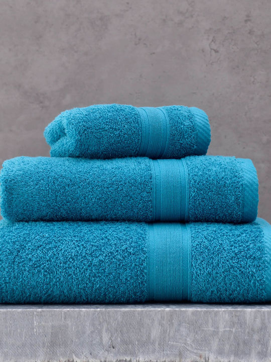 Rythmos Bath Towel Illusion 100x150cm Petrol Weight 480gr/m²