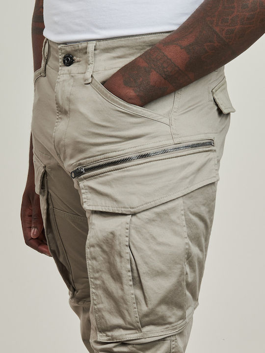 Rovic Zip 3d Trousers Cargo Elastic in Regular Fit Gray