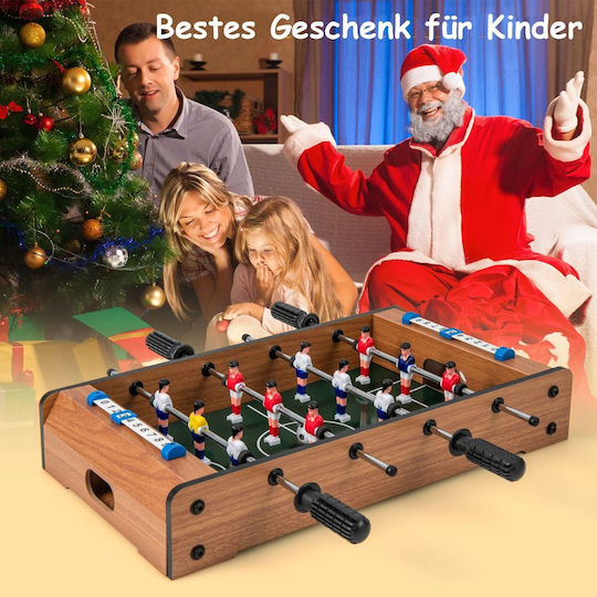 Costway Wooden Football Tabletop L51xW30.5xH9cm