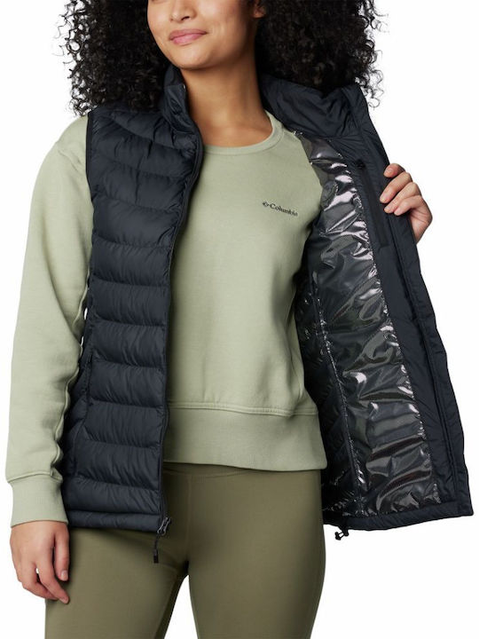 Columbia Lite Ii Kurz Damen Ärmellos Puffer Jacke für Winter Black