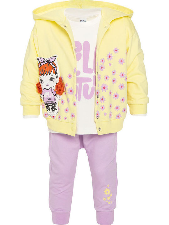 Baby Clothing Set 3pcs T-shirt Pants Tracksuit + Grey Jacket Baby Clothing Set 3pcs T-shirt Pants Tracksuit + Grey Jacket