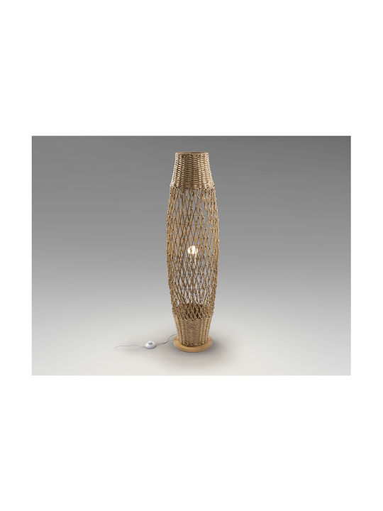 Yaiza Floor Lamp H119xW32cm. with Socket for Bulb E27 Beige