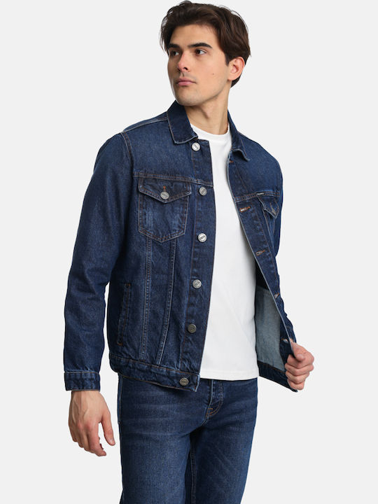 Geacă Denim Albastru