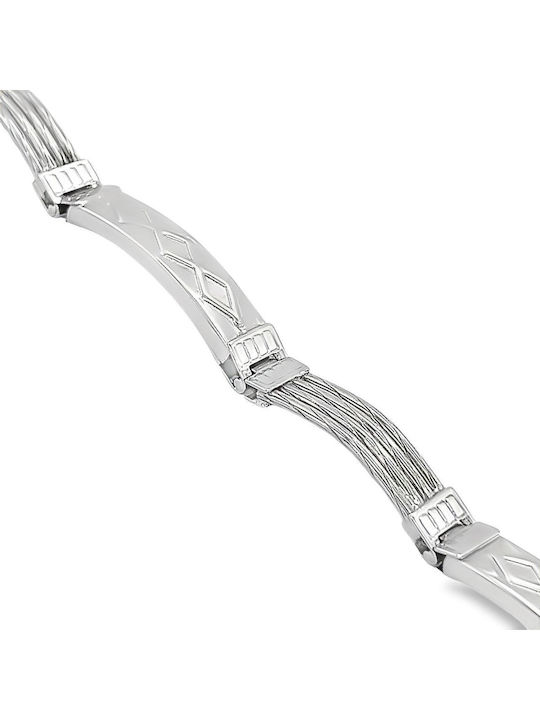 Xryseio Дамско Гривна от Бяло злато 14K