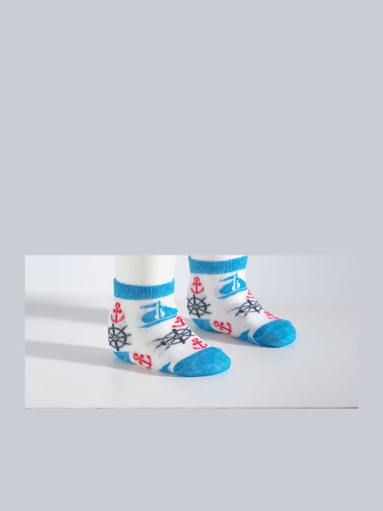 Socks Baby Ancher Μπλέ