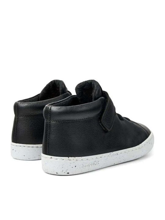 PEU Kids Sneakers High with Scratch Black
