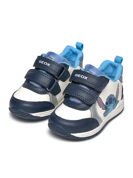 B Rishon Παιδικά Sneakers Ανατομικά με Σκρατς Navy Μπλε