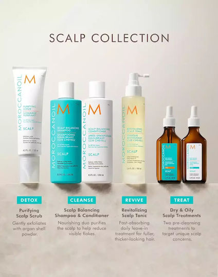 Moroccanoil Scalp Balancing Шампоан против Сърбеж за Мазна Коса 250ml
