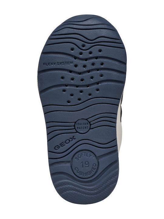 B Rishon Παιδικά Sneakers Ανατομικά με Σκρατς Navy Μπλε