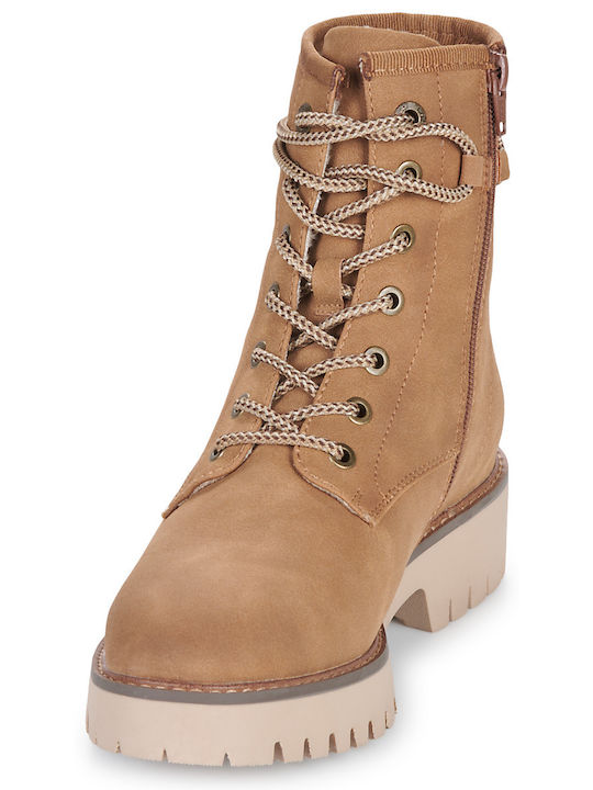 Essentials Stiefeletten Damen Braun