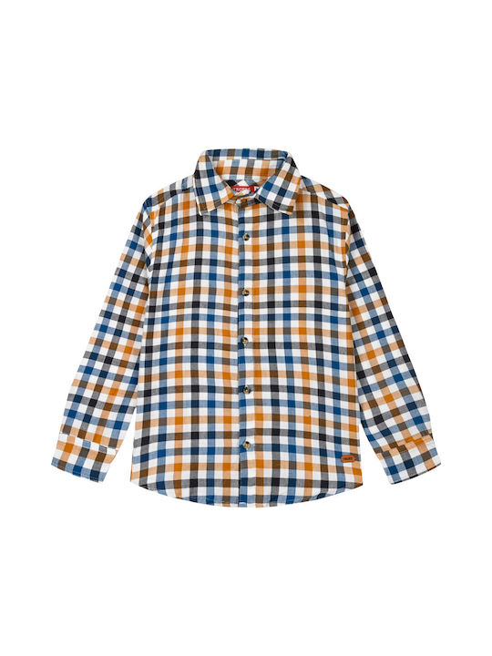 Energiers Kids Checked Shirt Multicolour