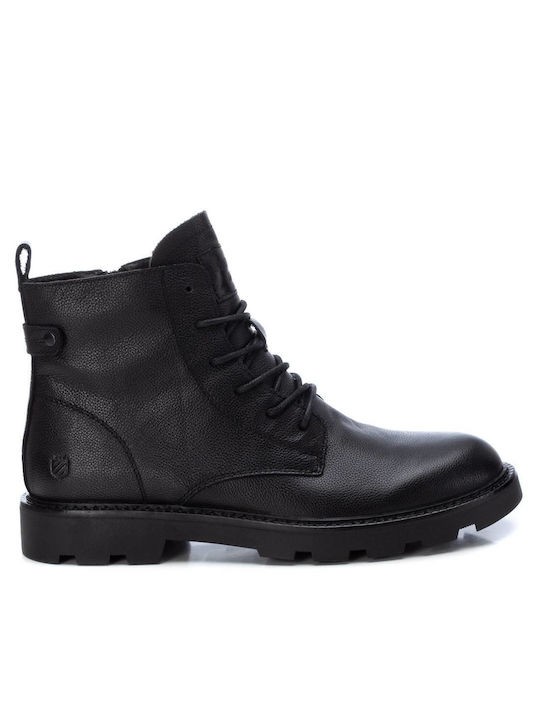 Xti Men's Leather Boots Black