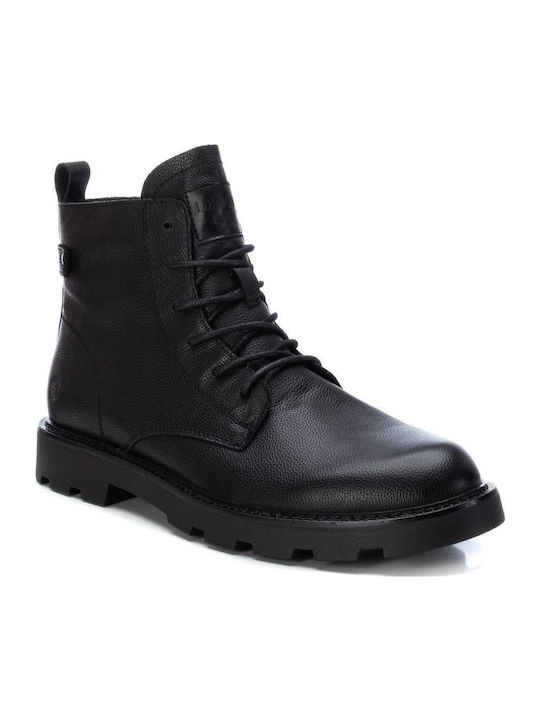 Piele Negru Ghete barbati
