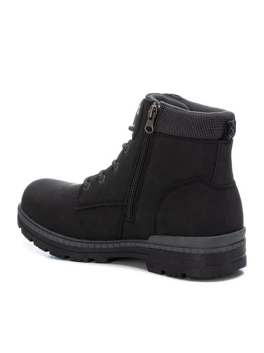 Leather Black Men's Boots