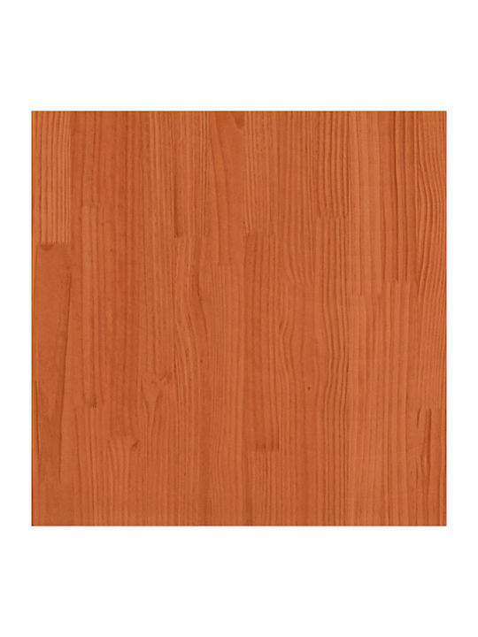 Kids Desk made of Solid Wood Brown Wax 104.5x29x75cm