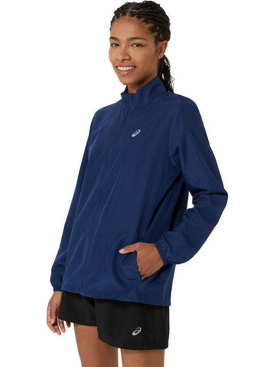 ASICS Sports Jacket Navy Blue