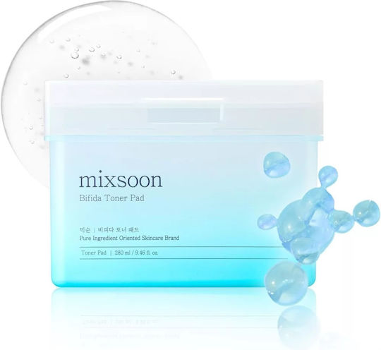 Mixsoon Bifida Toner Pad 120 Pcs Μαξιλάρια Τόνωσης Ενυδατική Δράση 120 Τεμάχια