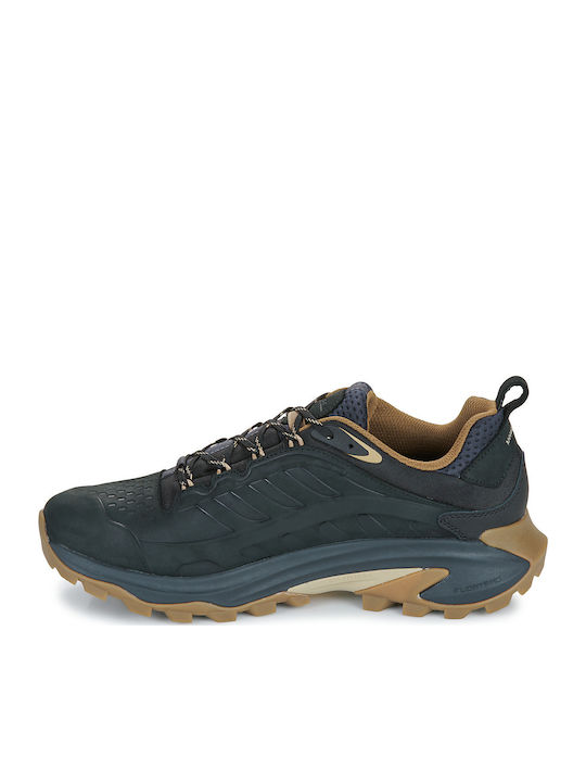 Merrell Moab Speed 2 Ανδρικά Ορειβατικά Παπούτσια Αδιάβροχα Μαύρα