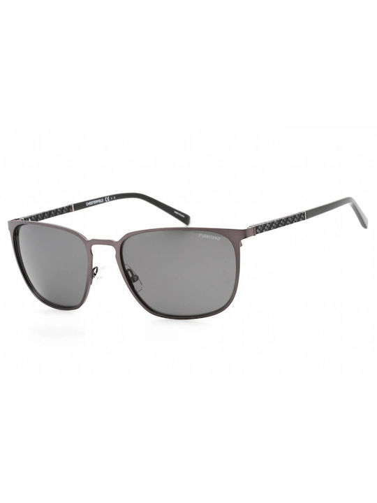 Chesterfield Sunglasses with Burgundy Metal Frame and Gray Lens CH 17/S TZ2