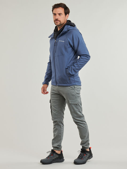 Cascade Ridge Iii Winter Jacket Softshell Waterproof and Windproof Blue