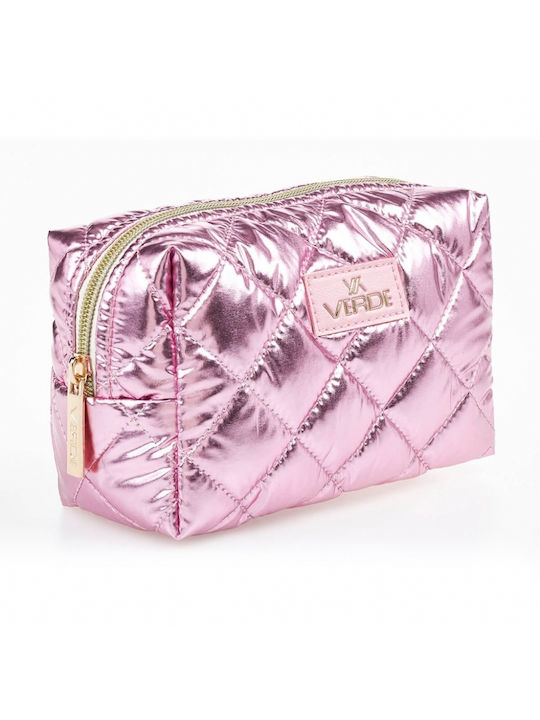 Verde Toiletry Bag in Pink color 23cm